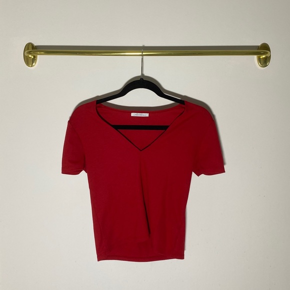 Red Zara T-Shirt - Picture 2 of 6